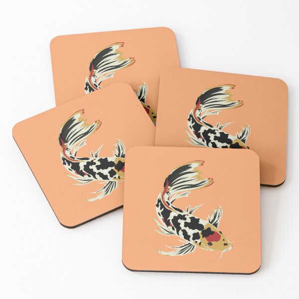 Item preview, Colorful beutiful koi fish artwork designed and sold by maulaniism.