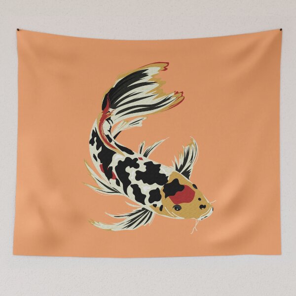 Item preview, Colorful beutiful koi fish artwork designed and sold by maulaniism.