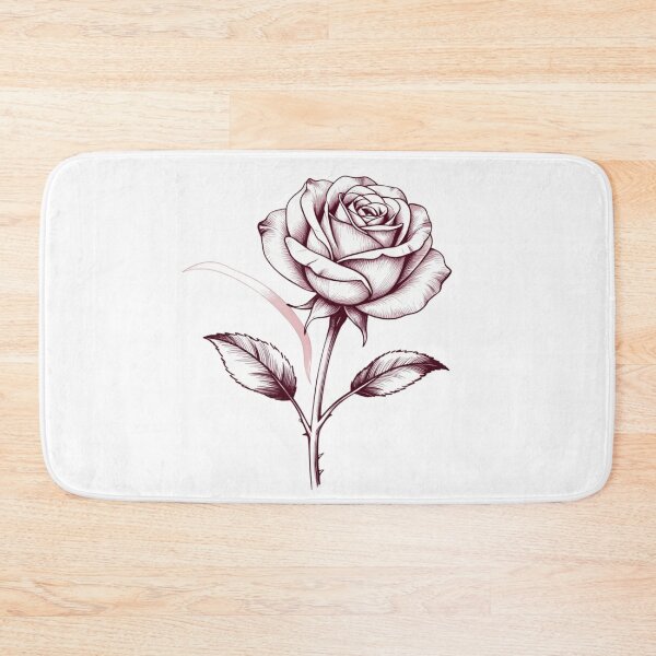 Item preview, Rose Line Art: Soft Not Weak designed and sold by AJT.