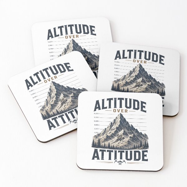 Item preview, Altitude Over Attitude Mountain designed and sold by Side Quest Co..