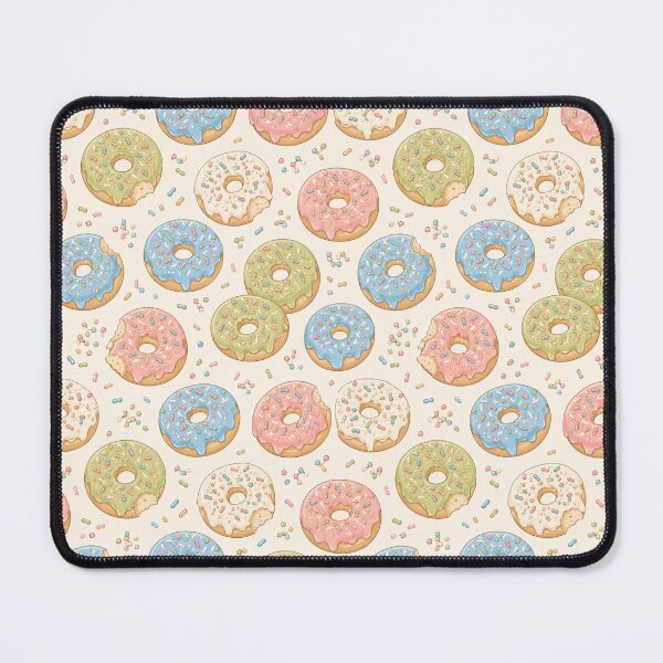 Item preview, Whimsical Pastel Donut Pattern - Illustrative, Patterned designed and sold by potseed21.