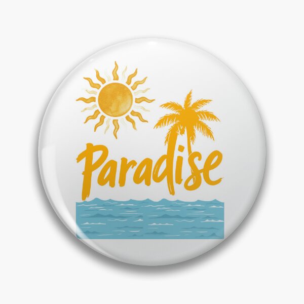 Item preview, Paradise Summer Beach and Sun Watercolor Design designed and sold by     Fatma Creates.