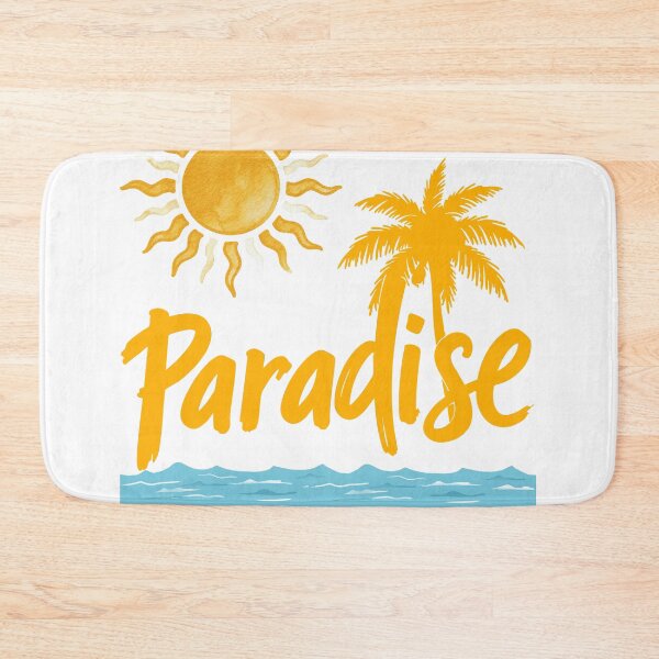 Item preview, Paradise Summer Beach and Sun Watercolor Design designed and sold by     Fatma Creates.