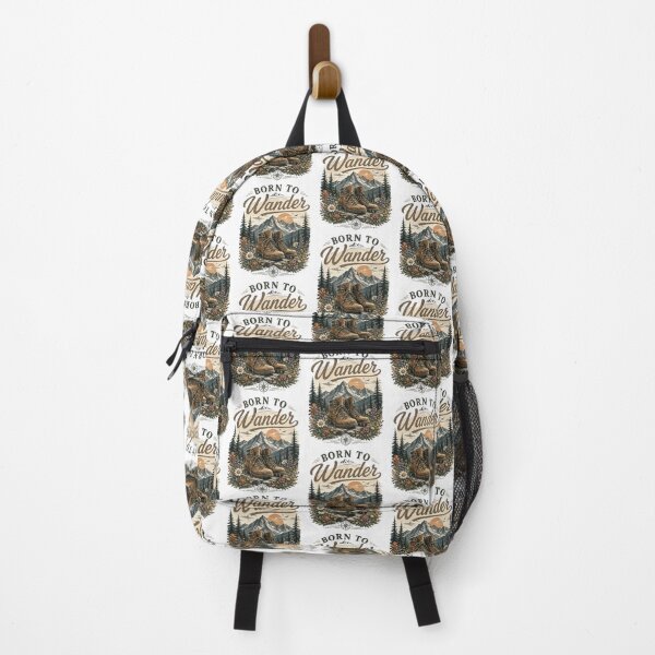 Item preview, Born to Wander - Vintage Mountain Adventure designed and sold by Side Quest Co..