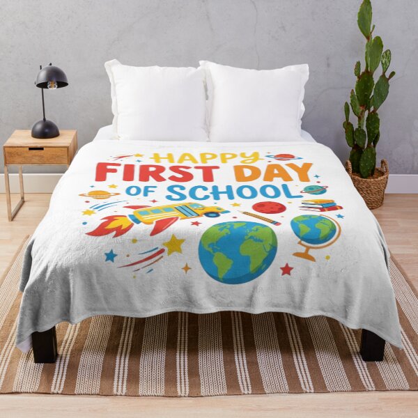 Item preview, Happy First Day of School Space Adventure designed and sold by SiarheiYur.