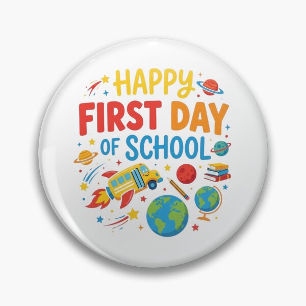 Item preview, Happy First Day of School Space Adventure designed and sold by SiarheiYur.