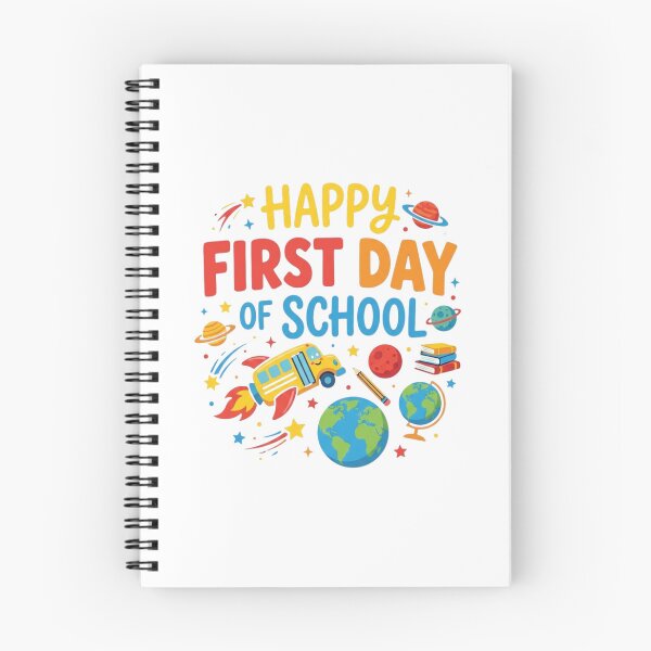Item preview, Happy First Day of School Space Adventure designed and sold by SiarheiYur.