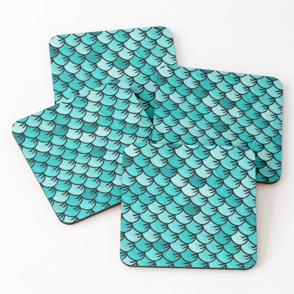 Item preview, Hand Painted Mermaid Mosaic designed and sold by annenambiro.