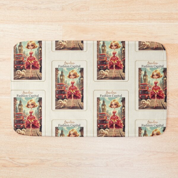 Item preview, London and London Eye  mixed cartoon style, double decker, Big Ben designed and sold by Coolparrotgirl.