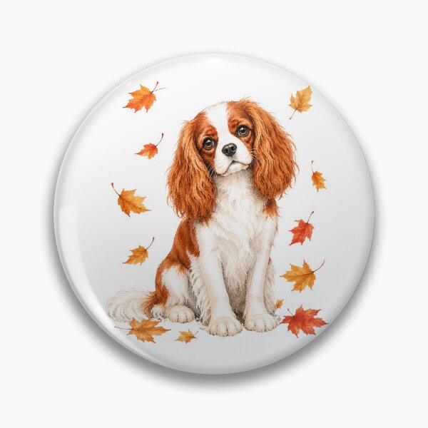 Item preview, Autumn Cavalier King Charles Spaniel - Cozy Halloween designed and sold by PAPIRO SIGLO XXI.