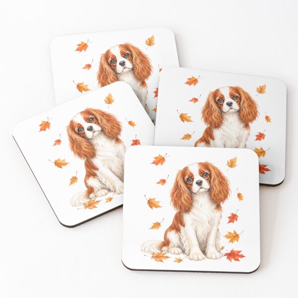 Item preview, Autumn Cavalier King Charles Spaniel - Cozy Halloween designed and sold by PAPIRO SIGLO XXI.