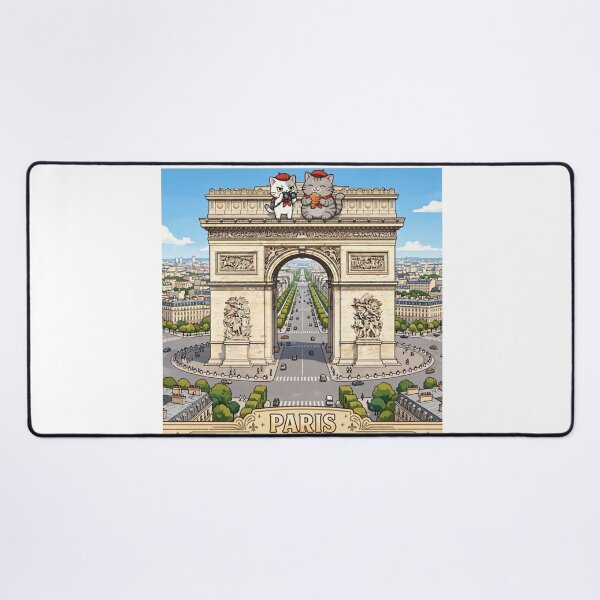 Item preview, Boss Mode: Arc de Triomphe - Freda 2kg and Junior 7kg Paris Travel Poster designed and sold by MAISON SYLVIE.