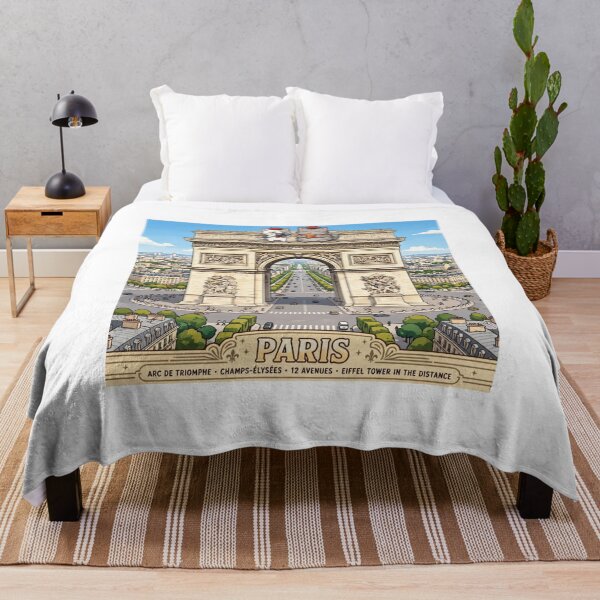 Item preview, Boss Mode: Arc de Triomphe - Freda 2kg and Junior 7kg Paris Travel Poster designed and sold by MAISON SYLVIE.