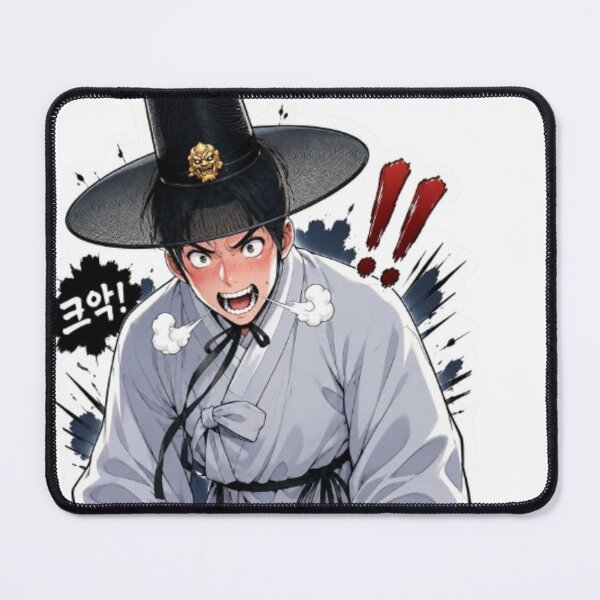 Item preview, Angry Anime Warrior Sticker – Intense Reaction Manga Face designed and sold by MeowLoka ⭐⭐⭐⭐.