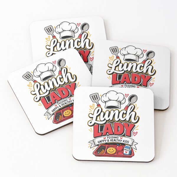 Item preview, Lunch Lady | School Cafeteria Feeding Happy Healthy Kids designed and sold by Sunday.Supply.