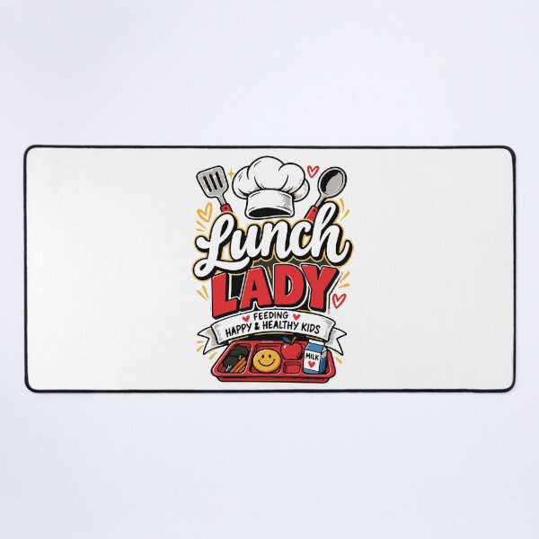 Item preview, Lunch Lady | School Cafeteria Feeding Happy Healthy Kids designed and sold by Sunday.Supply.
