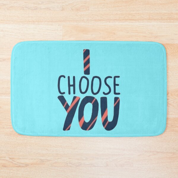 Item preview, I Choose You Striped Love Quote Sticker designed and sold by Scro-Ciob-Shop.