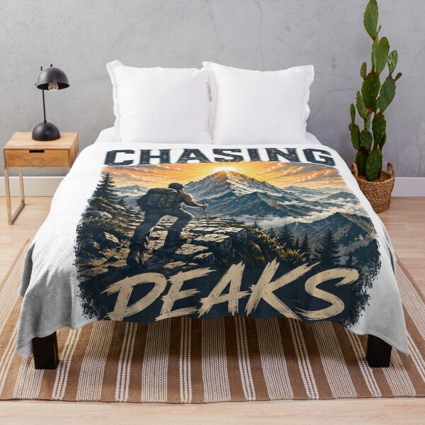 Item preview, Chasing Peaks at Sunrise designed and sold by Side Quest Co..