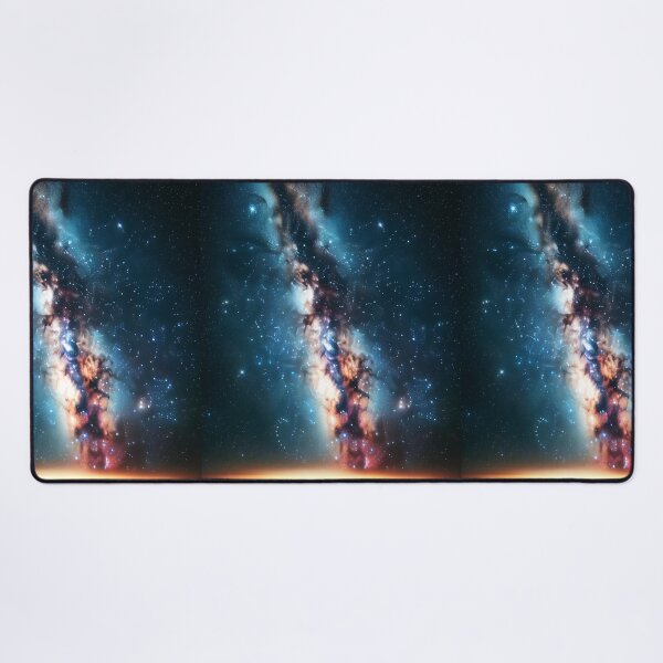 Item preview, Milky Way Galaxy Over Horizon Starry Night Sky designed and sold by NarjaShop.