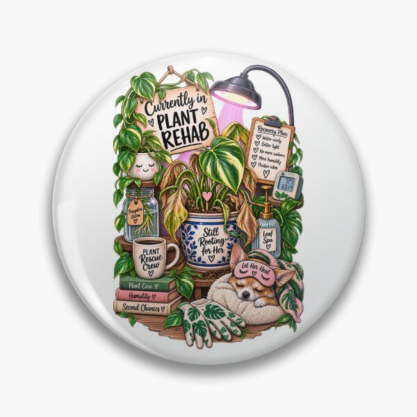 Item preview, Currently in Plant Rehab – Funny Struggling Plant Rescue designed and sold by CottageGardenCo.