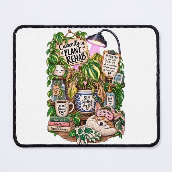 Item preview, Currently in Plant Rehab – Funny Struggling Plant Rescue designed and sold by CottageGardenCo.