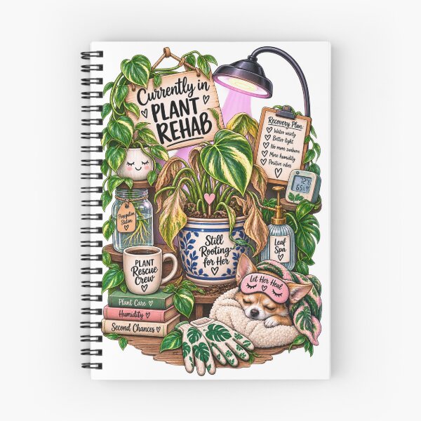 Item preview, Currently in Plant Rehab – Funny Struggling Plant Rescue designed and sold by CottageGardenCo.