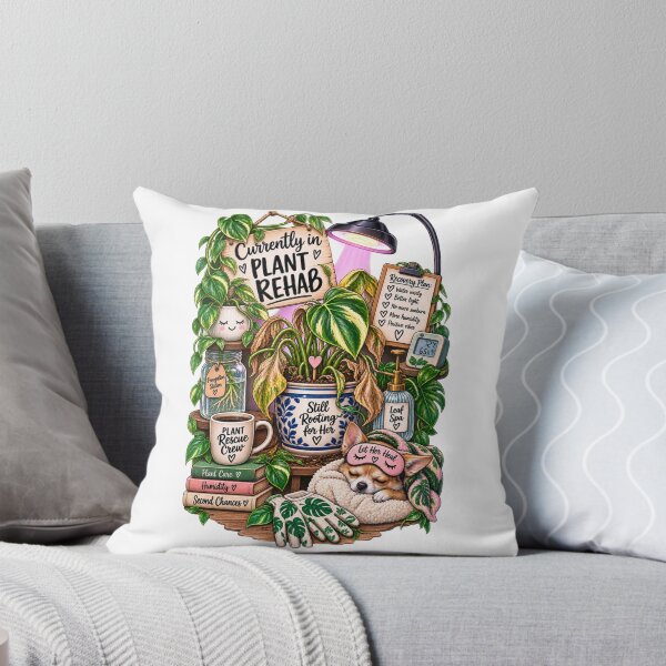 Item preview, Currently in Plant Rehab – Funny Struggling Plant Rescue designed and sold by CottageGardenCo.