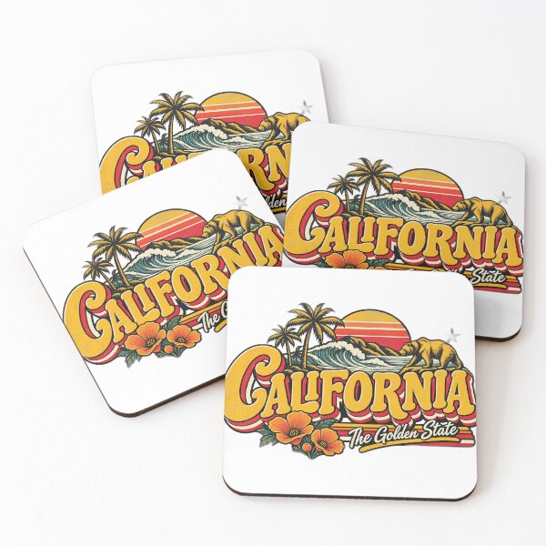Item preview, California Golden State Vintage Surf Bear Retro Graphic Tee designed and sold by TM DESIGNS AND MORE.