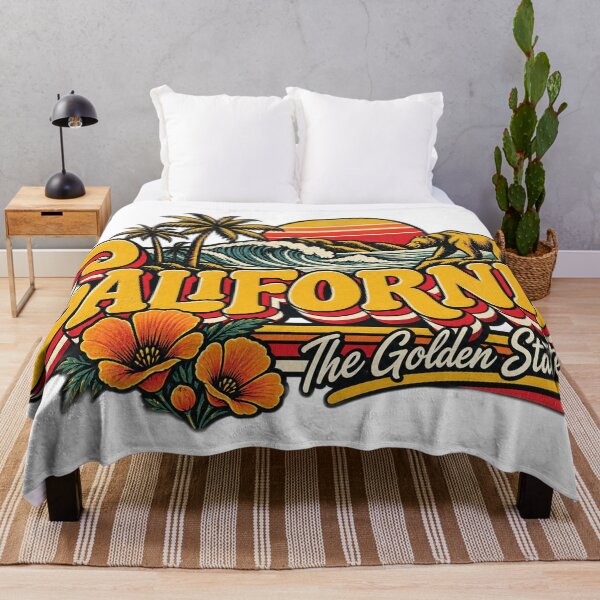 Item preview, California Golden State Vintage Surf Bear Retro Graphic Tee designed and sold by TM DESIGNS AND MORE.