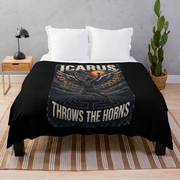 Item preview, ICARUS THROWS THE HORNS - dark shadows *awesome designed and sold by vlahosfeari.