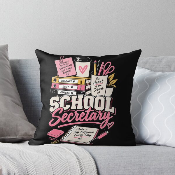 Item preview, School Secretary | Heart of the School Retro Office Design designed and sold by Sunday.Supply.