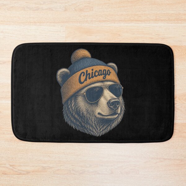 Item preview, Chicago Bear winter beanie designed and sold by DawnJulie.