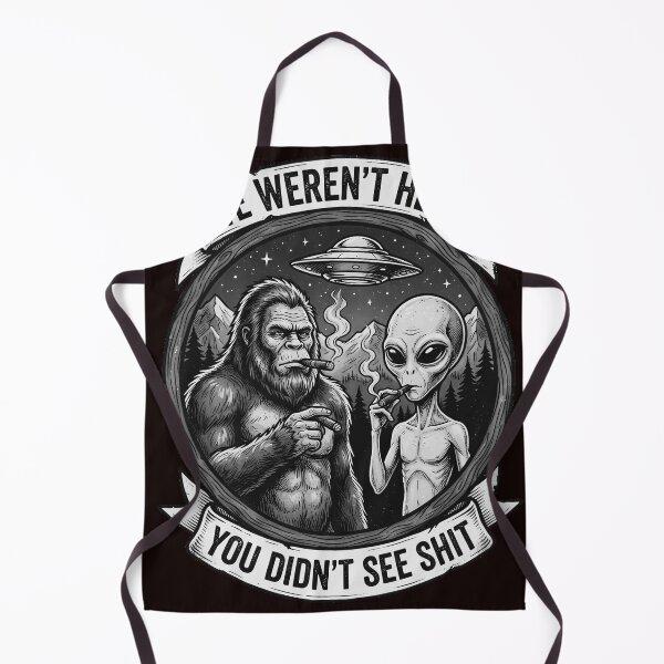 Item preview, Copy of We Werent Here Funny Alien Bigfoot Meme designed and sold by w66aboo.