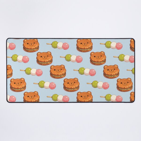 Item preview, Cute Bear Sweets and Dango Japanese Food Pattern 1 designed and sold by SimplePoDesign.