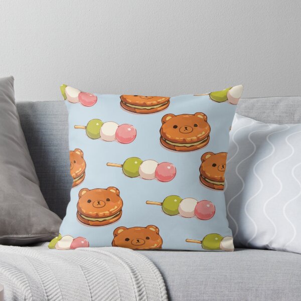 Item preview, Cute Bear Sweets and Dango Japanese Food Pattern 1 designed and sold by SimplePoDesign.