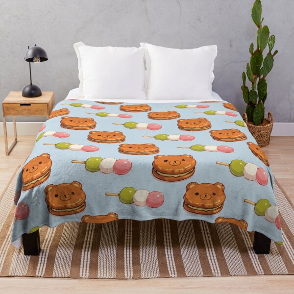 Item preview, Cute Bear Sweets and Dango Japanese Food Pattern 1 designed and sold by SimplePoDesign.