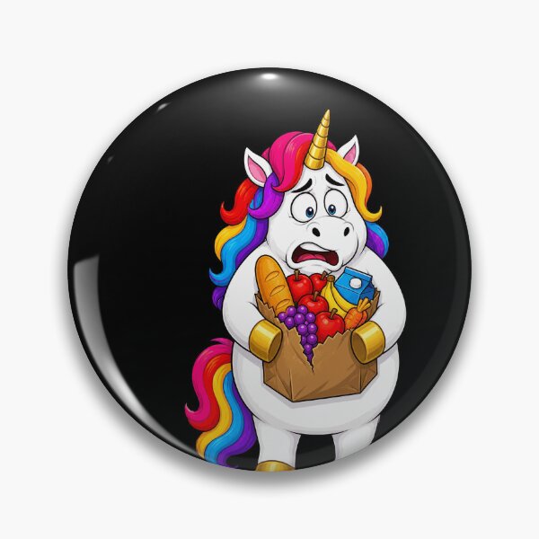Item preview, Clumsy Unicorn Grocery Bag Disaster Funny Design designed and sold by BoyleDesignShop.