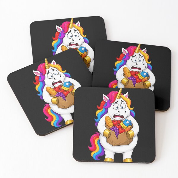Item preview, Clumsy Unicorn Grocery Bag Disaster Funny Design designed and sold by BoyleDesignShop.