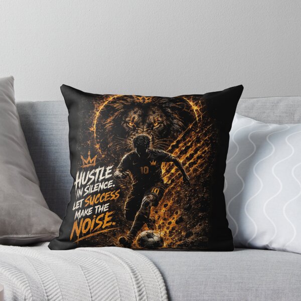 Item preview, Hustle In Silence Football designed and sold by LegendCourt.