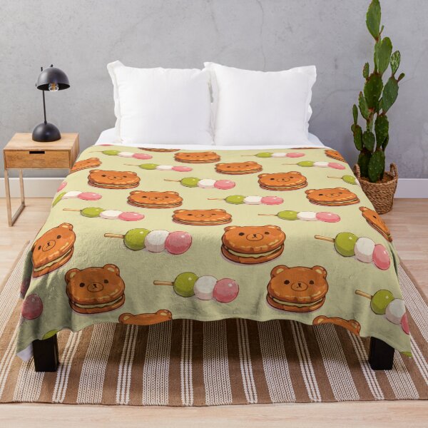 Item preview, Cute Bear Sweets and Dango Japanese Food Pattern 2 designed and sold by SimplePoDesign.