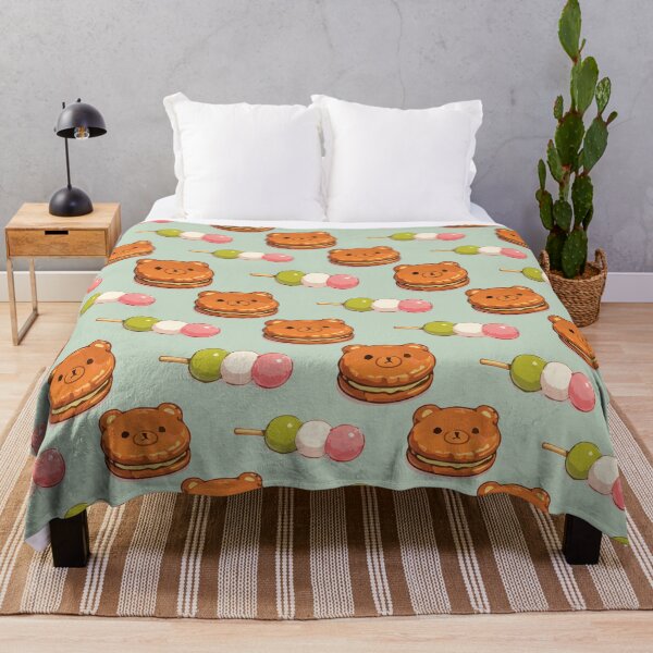 Item preview, Cute Bear Sweets and Dango Japanese Food Pattern 3 designed and sold by SimplePoDesign.