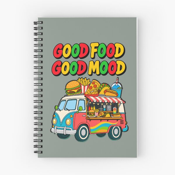 Item preview, Good Food Good Mood Cartoon Food Truck designed and sold by Aimetoi.