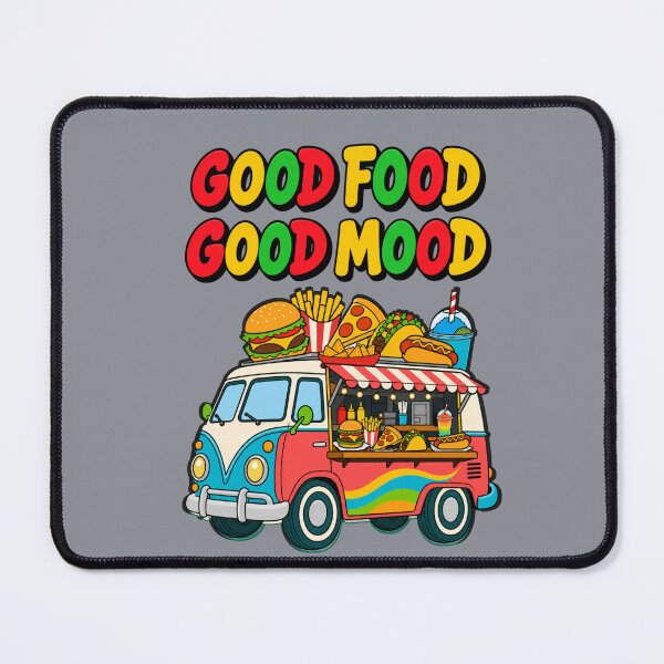 Item preview, Good Food Good Mood Cartoon Food Truck designed and sold by Aimetoi.