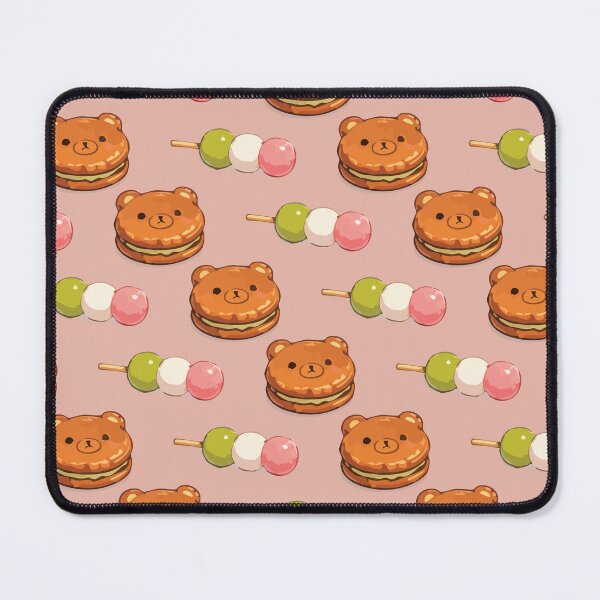 Item preview, Cute Bear Sweets and Dango Japanese Food Pattern 4 designed and sold by SimplePoDesign.