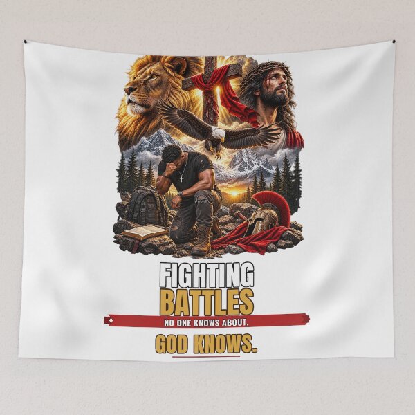 Item preview, Fighting Battles No One Knows About God Knows designed and sold by John O.