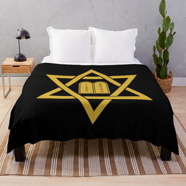 Item preview, Star of David Ten Commandments Jewish Israeli Symbol designed and sold by crouchingpixel.