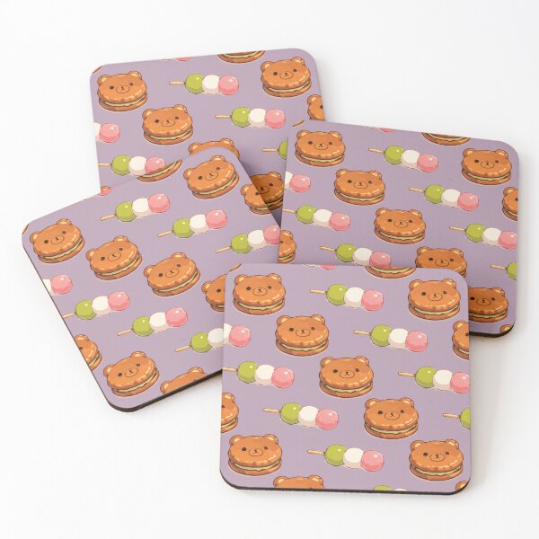 Item preview, Cute Bear Sweets and Dango Japanese Food Pattern 5 designed and sold by SimplePoDesign.