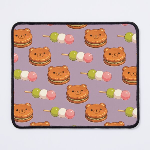 Item preview, Cute Bear Sweets and Dango Japanese Food Pattern 5 designed and sold by SimplePoDesign.