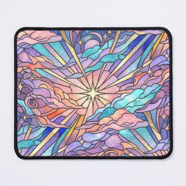 Item preview, Copy of Rainbow Pastel Sky Clouds Pattern | Iridescent Cloud Print designed and sold by Her-XP.