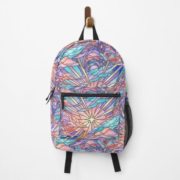 Item preview, Copy of Rainbow Pastel Sky Clouds Pattern | Iridescent Cloud Print designed and sold by Her-XP.